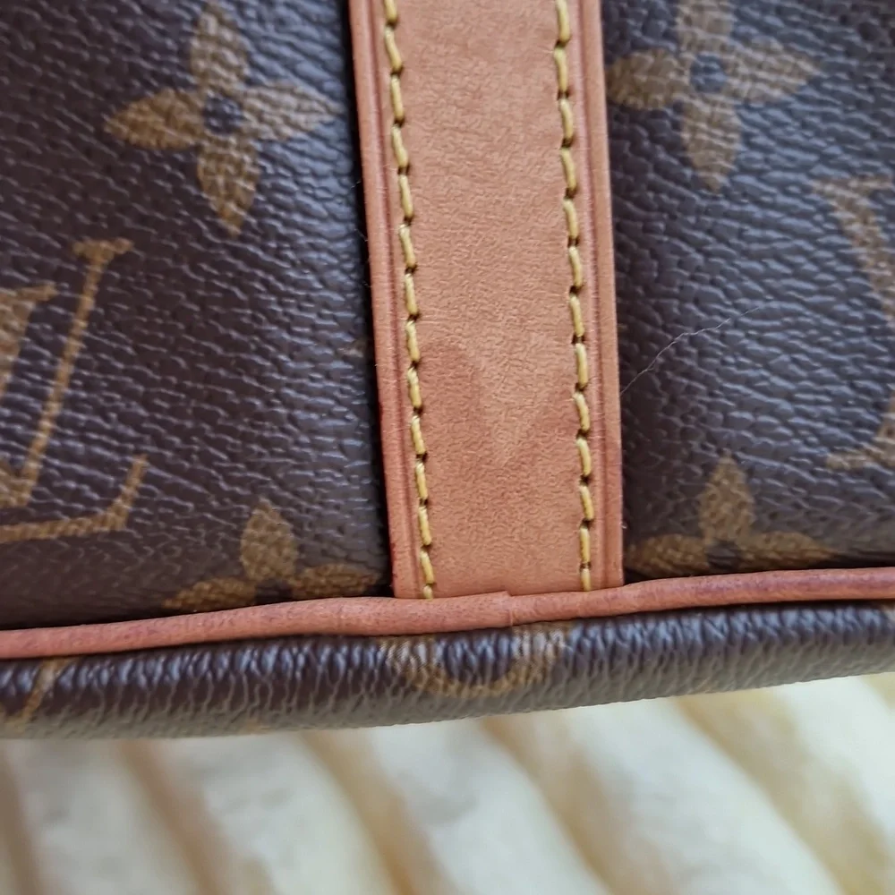 Louis Vuitton Brown Monogram Round Bag  Bandouliere 30. WITHOUT A STRAP. - Picture 14 of 16